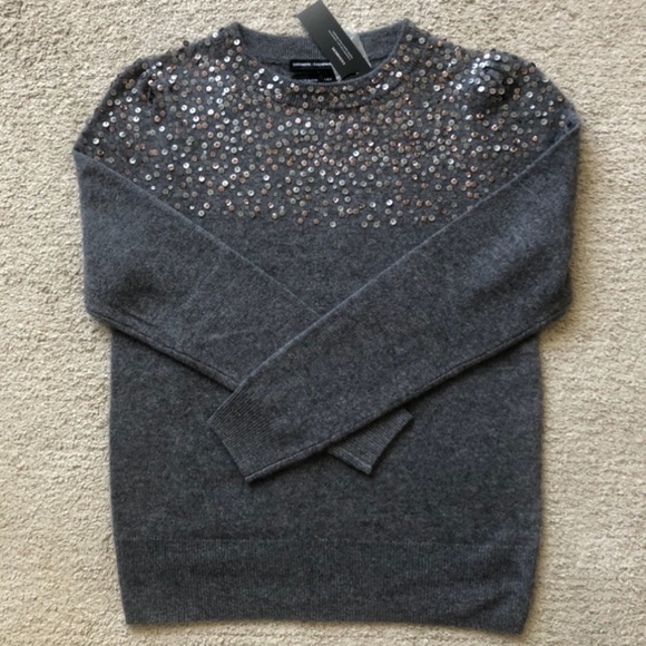 Hudson’s Bay Cashmere Crewneck Sweater.NWT. - Picture 1 of 4